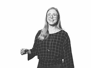 Porträttbild av Margareta Löfgren, arkitekt och kontorschef på Archus i Västerås