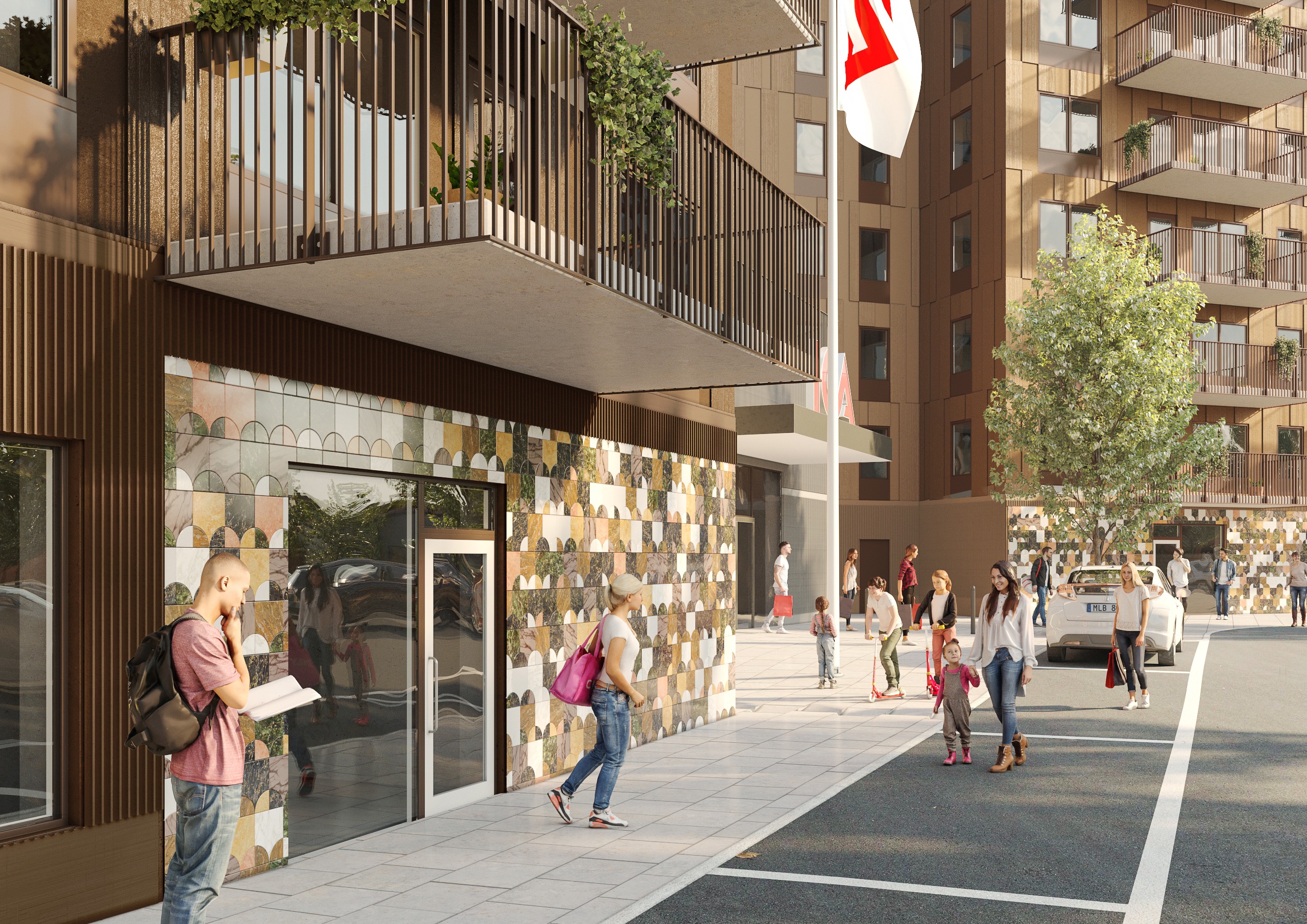 Bäckby centrum, Västerås – Archus